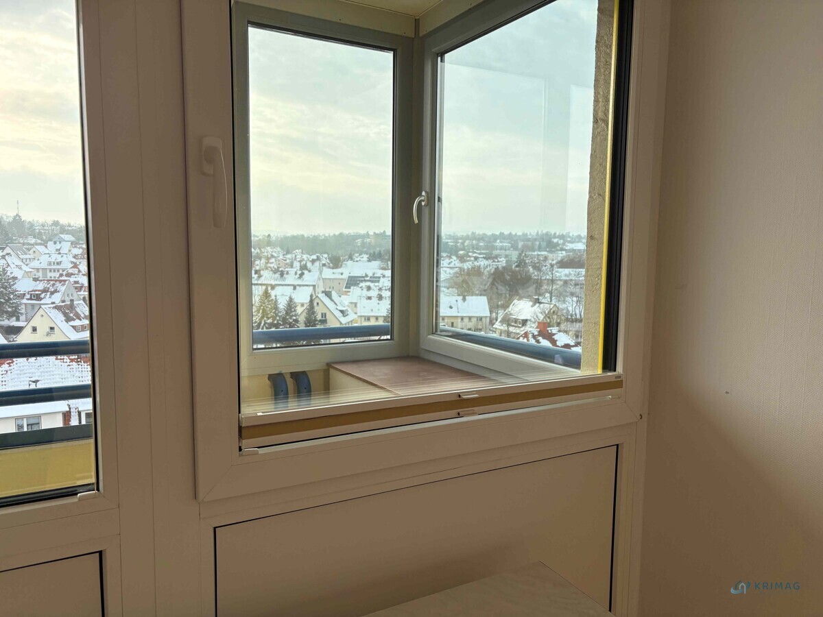 Plissee Wohnzimmerfenster