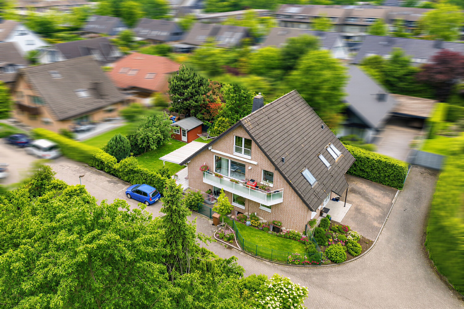 Hausansicht Luftbild