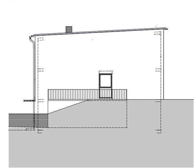 Haus 1 Giebel Ansicht