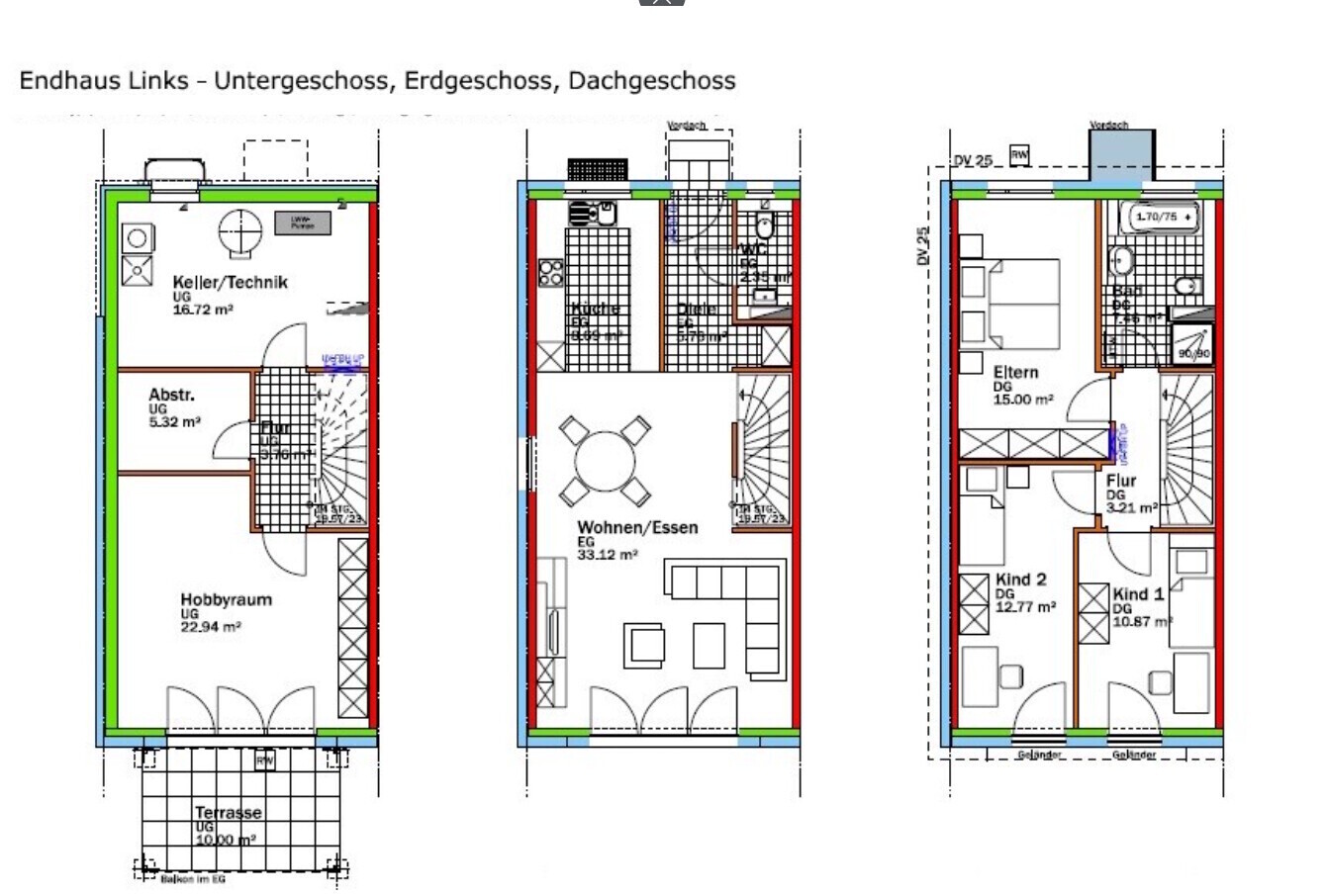 Grundriss Skizzen