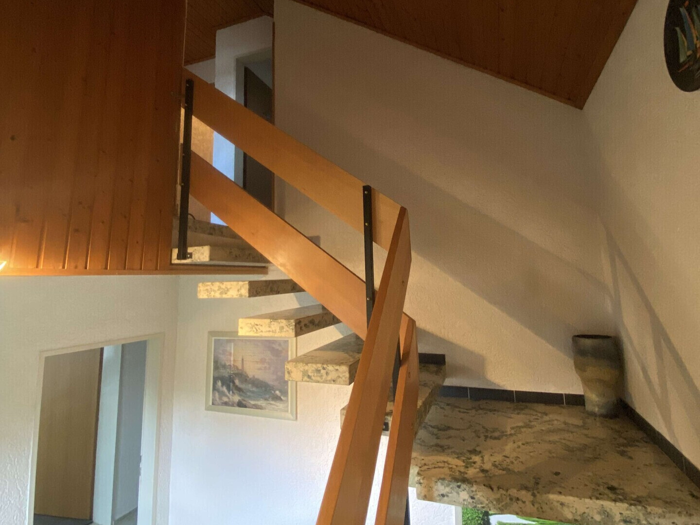 Treppe ins Dachgeschoss