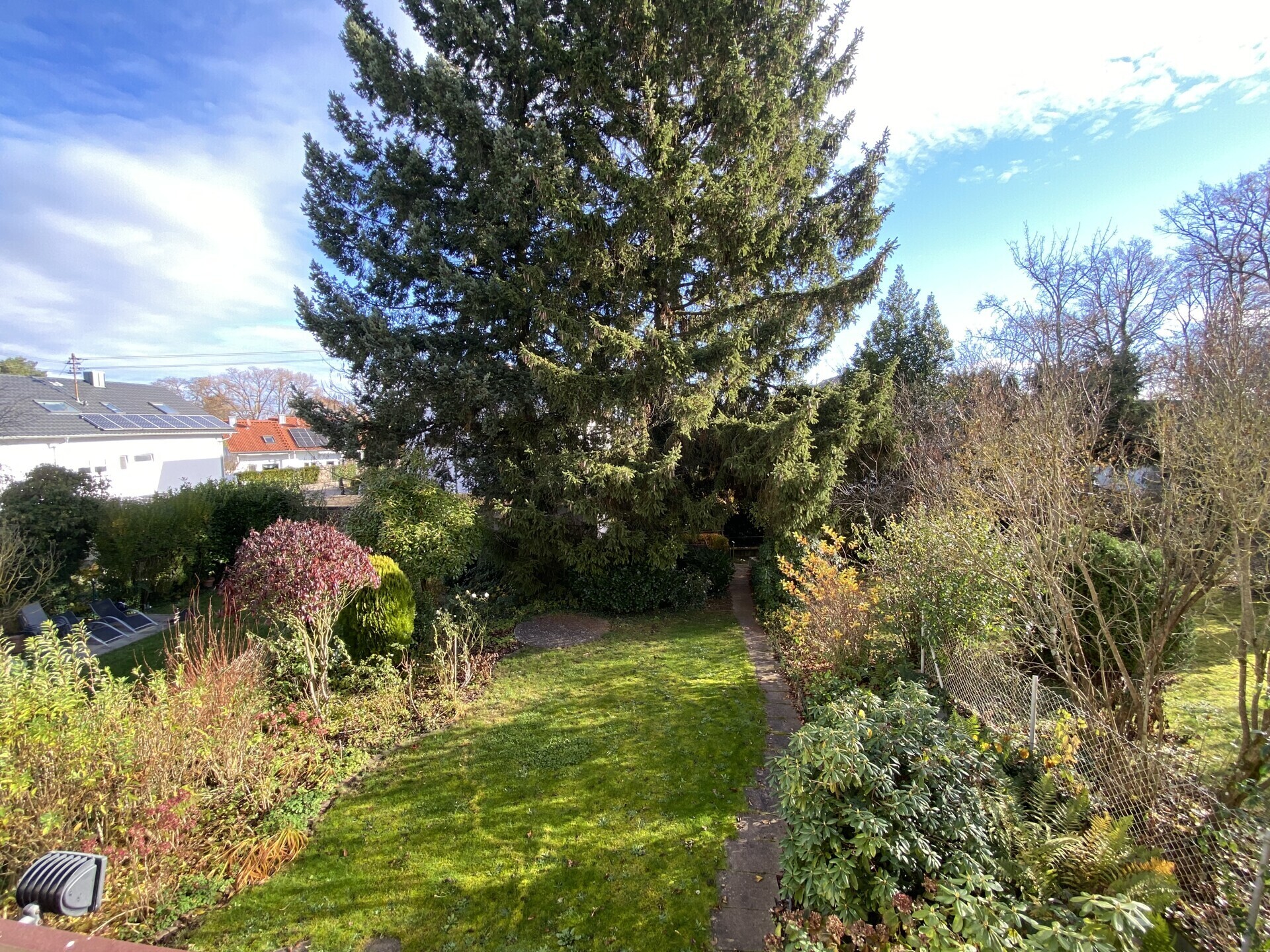 Blick vom Balkon