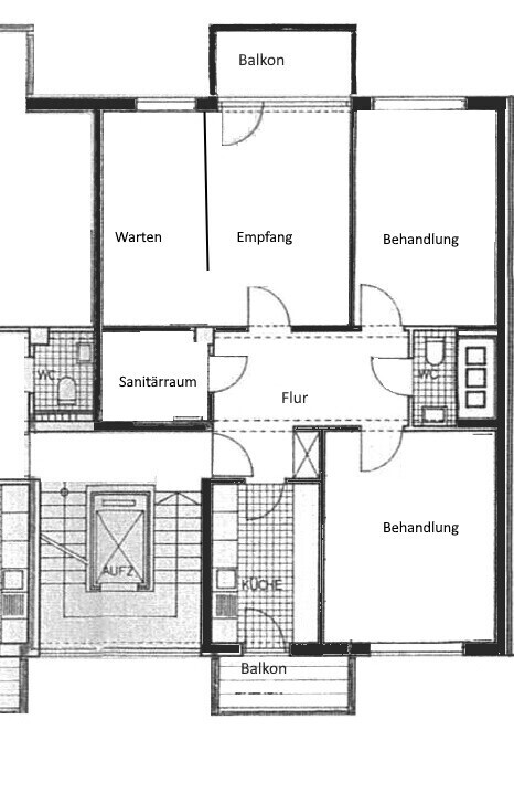 Skizze Grundriss