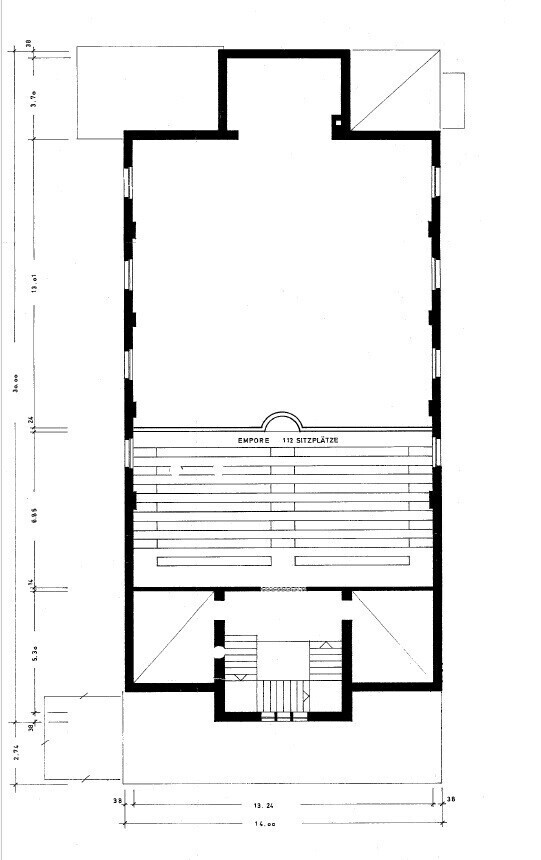 Grundriss Empore
