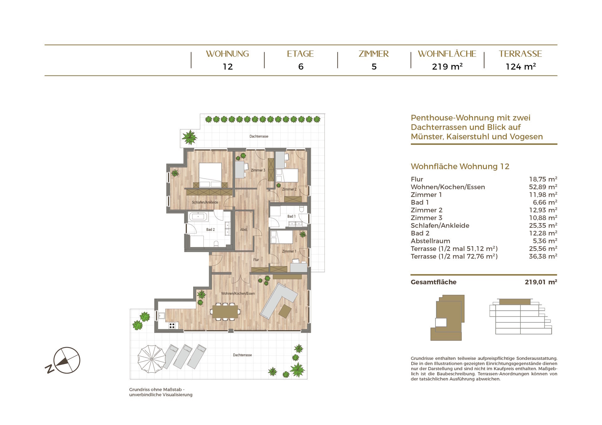 Grundriss Wohnung 12