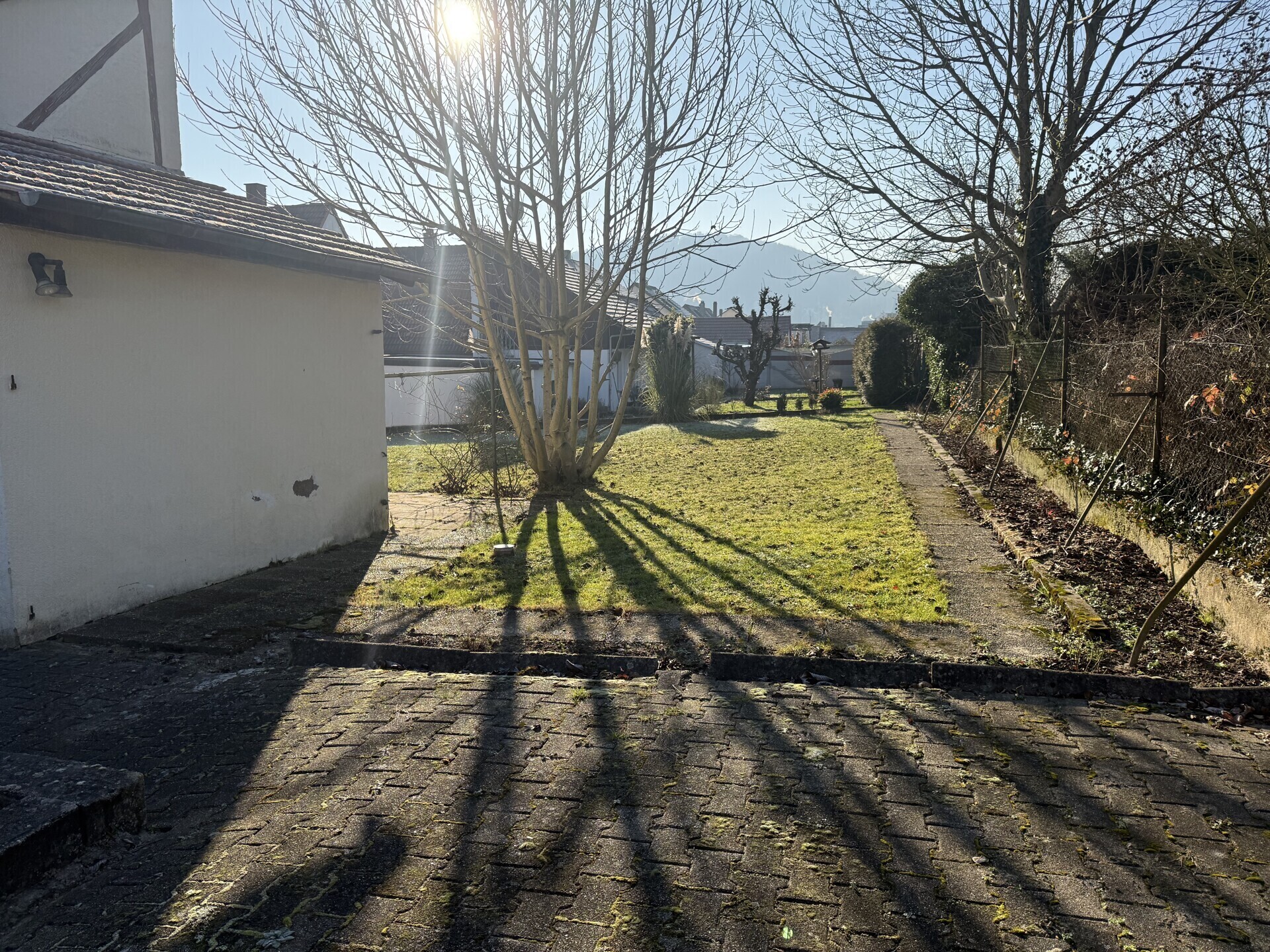 Garten hinter dem Haus