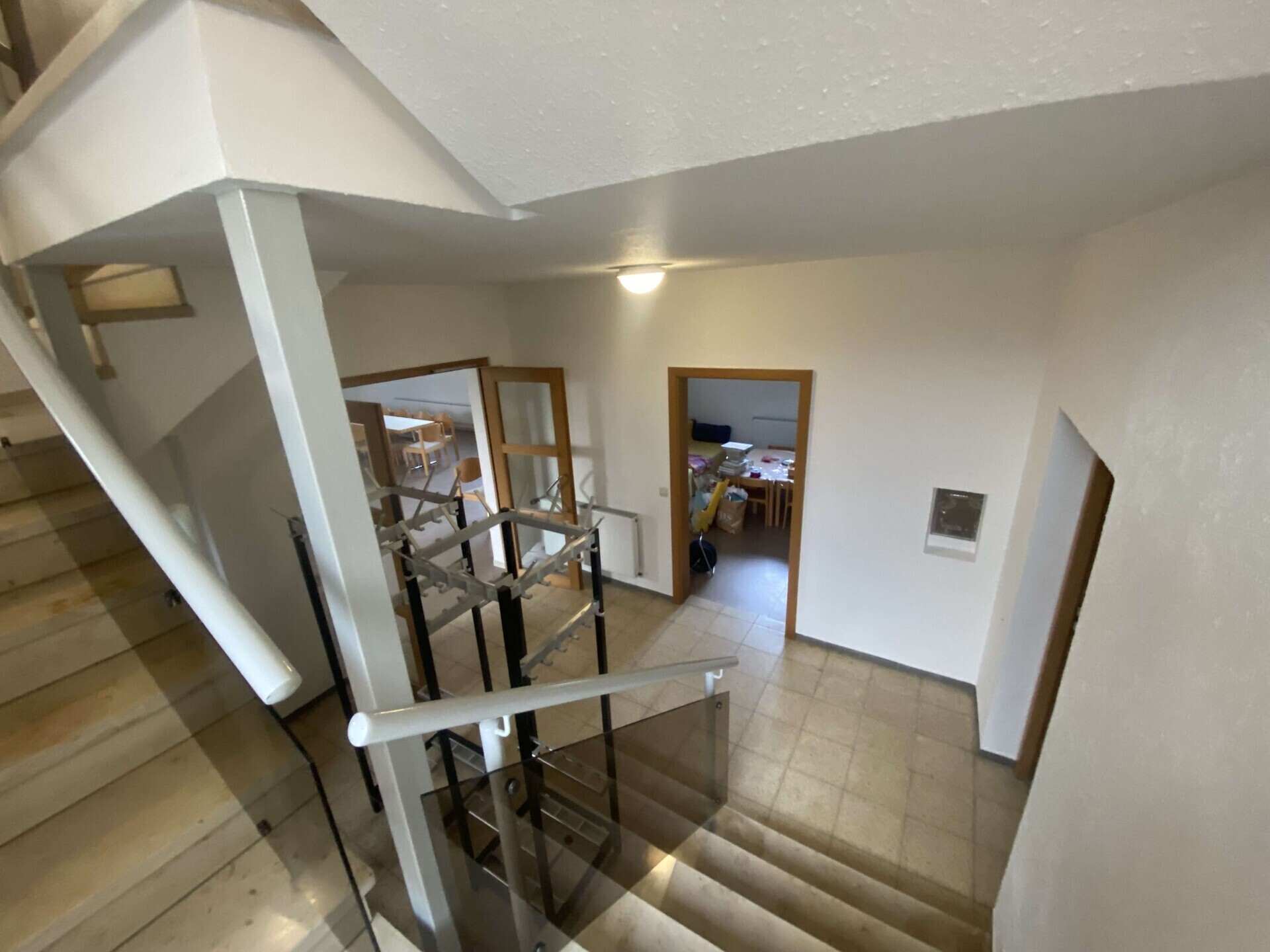 Treppe ins Untergeschoss