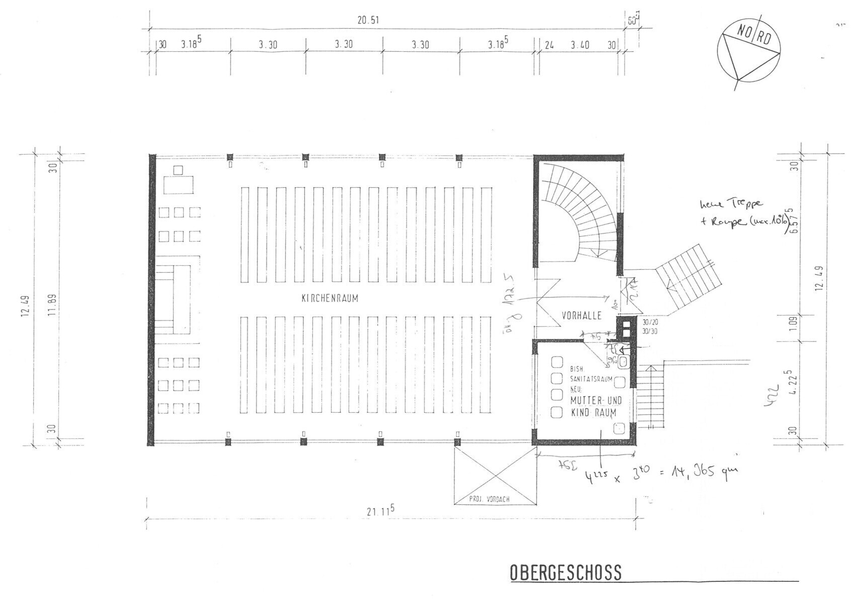 Grundriss Obergeschoss