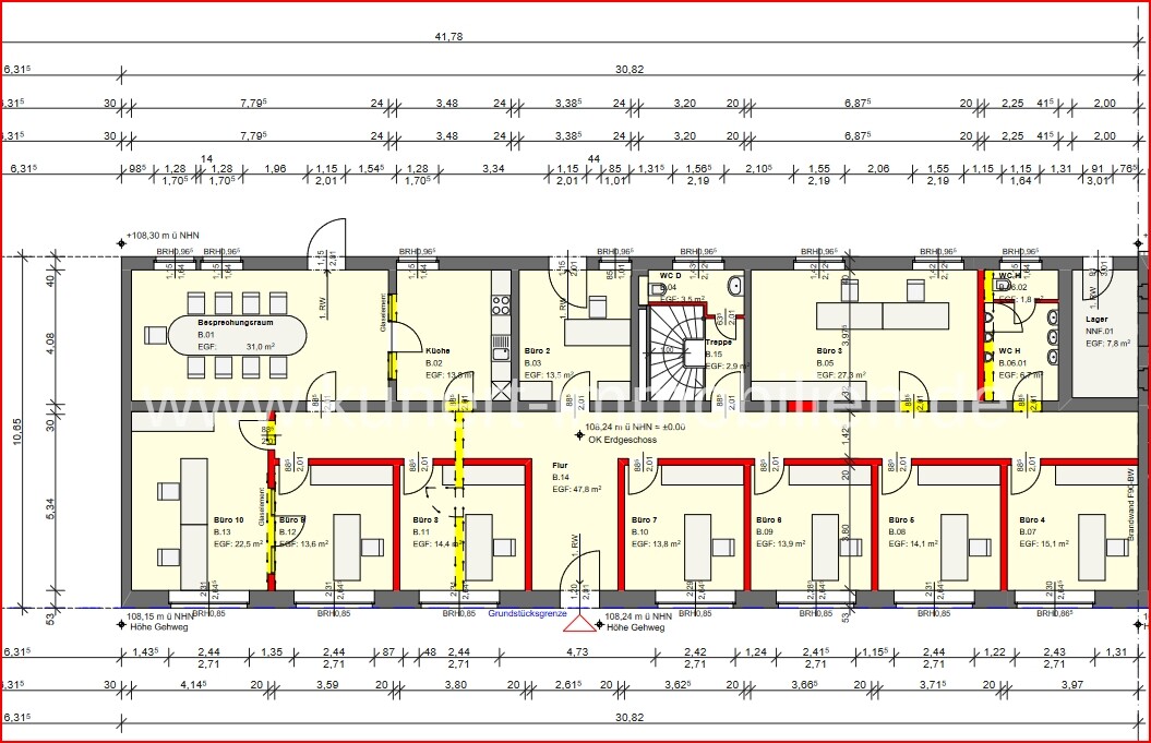 Bürofläche 255.70 m²