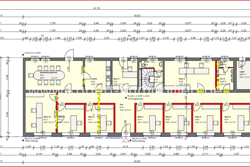 Bürofläche 255.70 m²