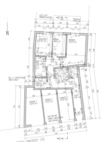 Planung EG und Garagen