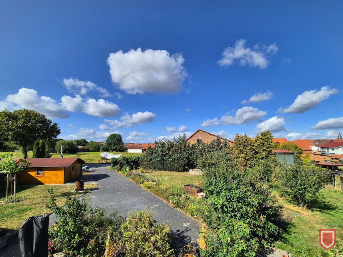 Blick vom Balkon