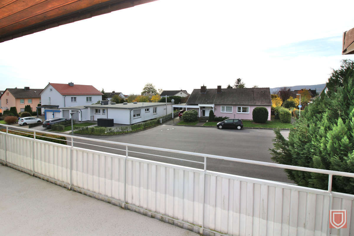 Blick vom Balkon