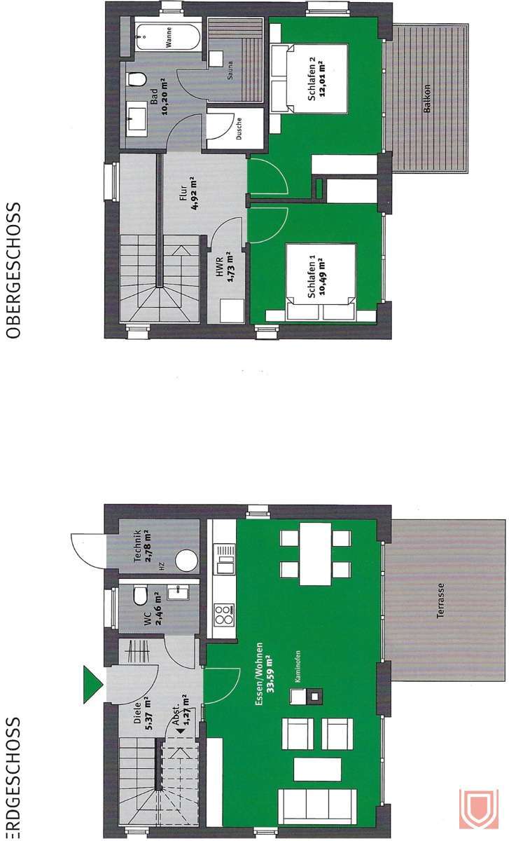 Grundriss EG-OG