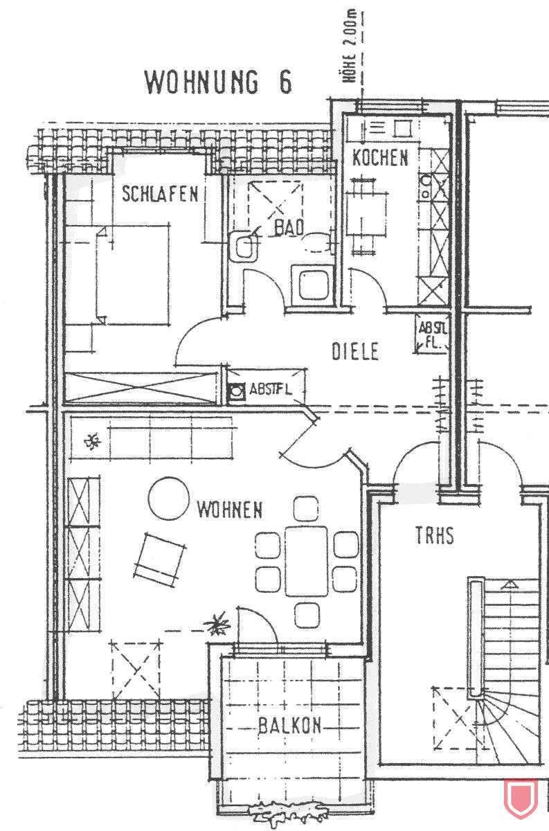 Grundriss Whg. 6