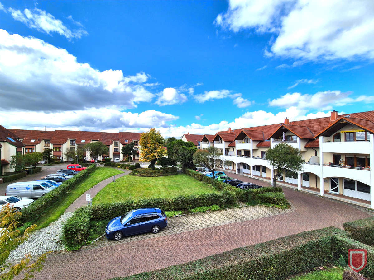 Blick vom Balkon