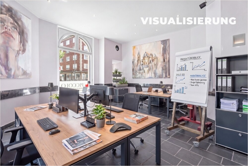 Peter Dondorf Immobilien - Bürofläche (KI-Visualisierung)