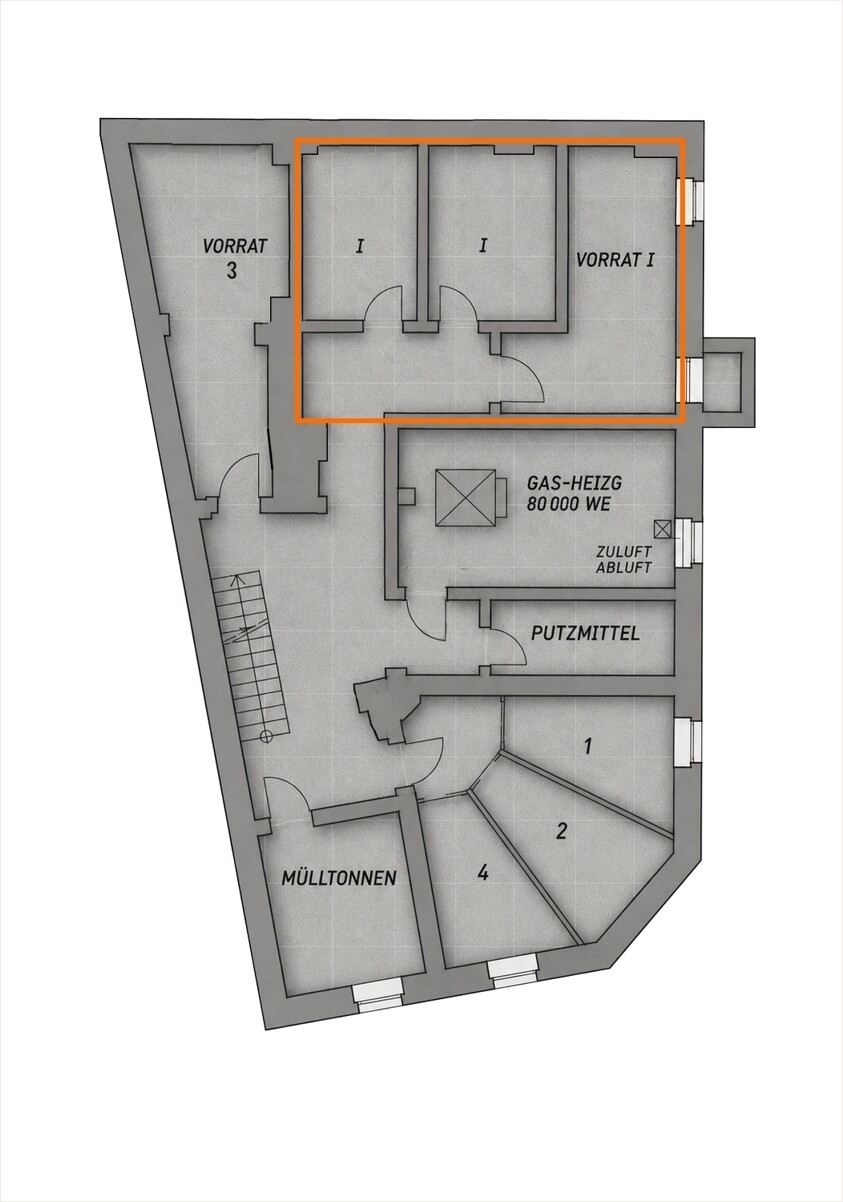 Grundriss Kellergeschoss
