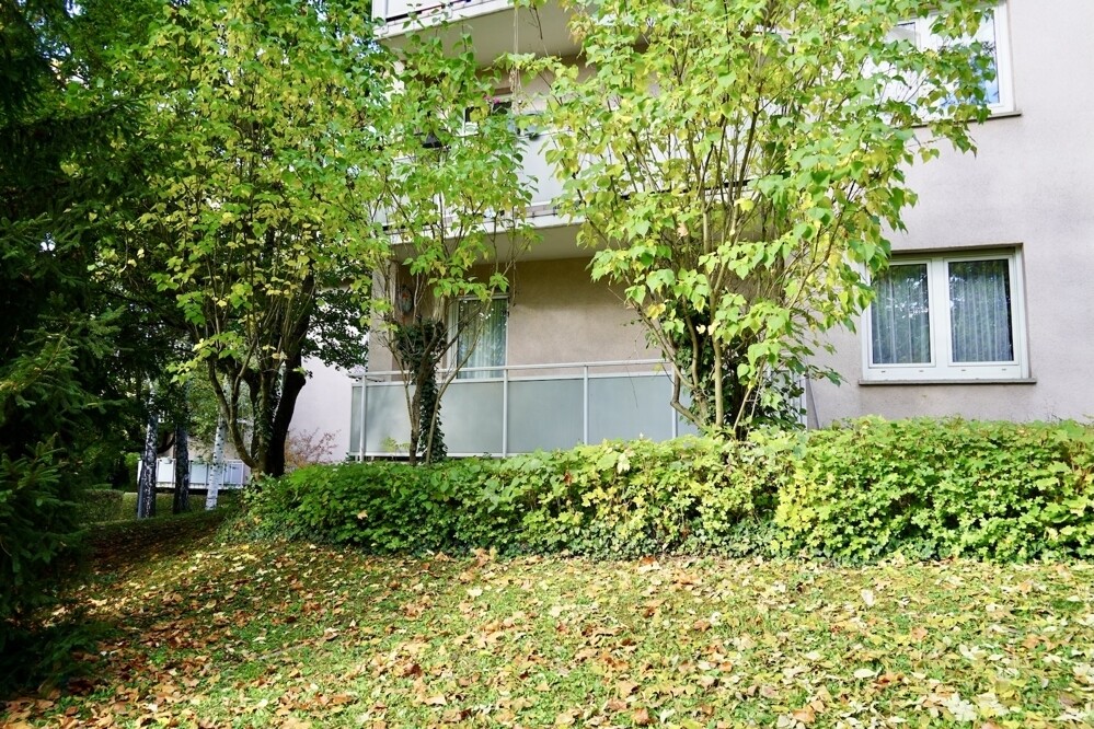 Balkon mit Gartenanteil