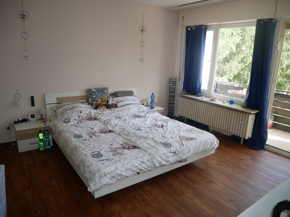 Schlafzimmer mit Balkon