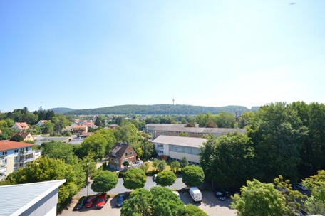 Ausblick vom Balkon