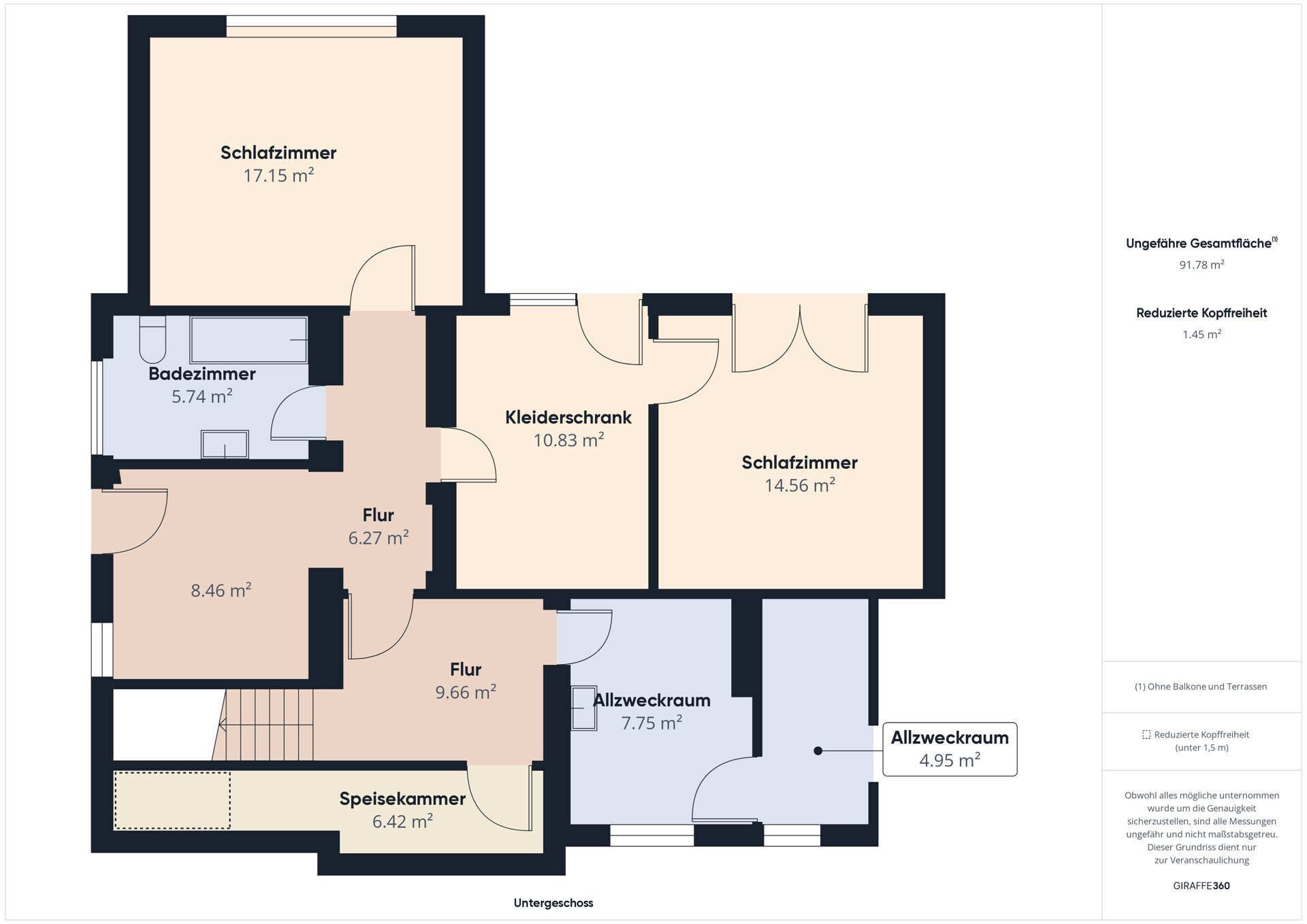 Grundriss Untergeschoss