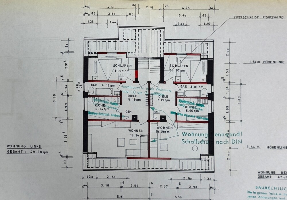 Grundriss Dachgeschoss