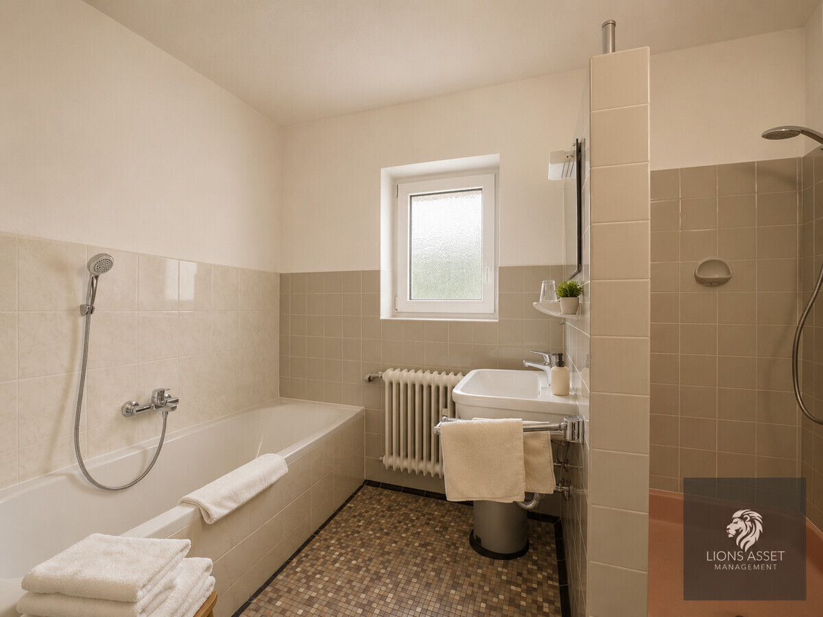 Badewanne visualisiert