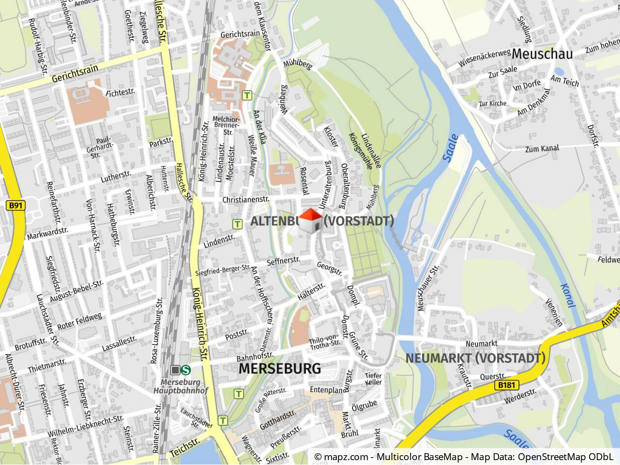 Geolyzer Kartenausschnitt