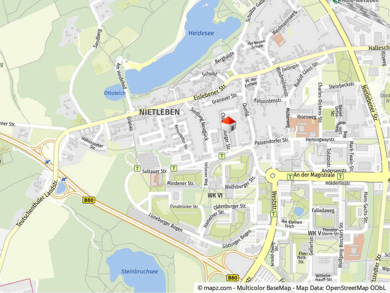 Geolyzer Kartenausschnitt