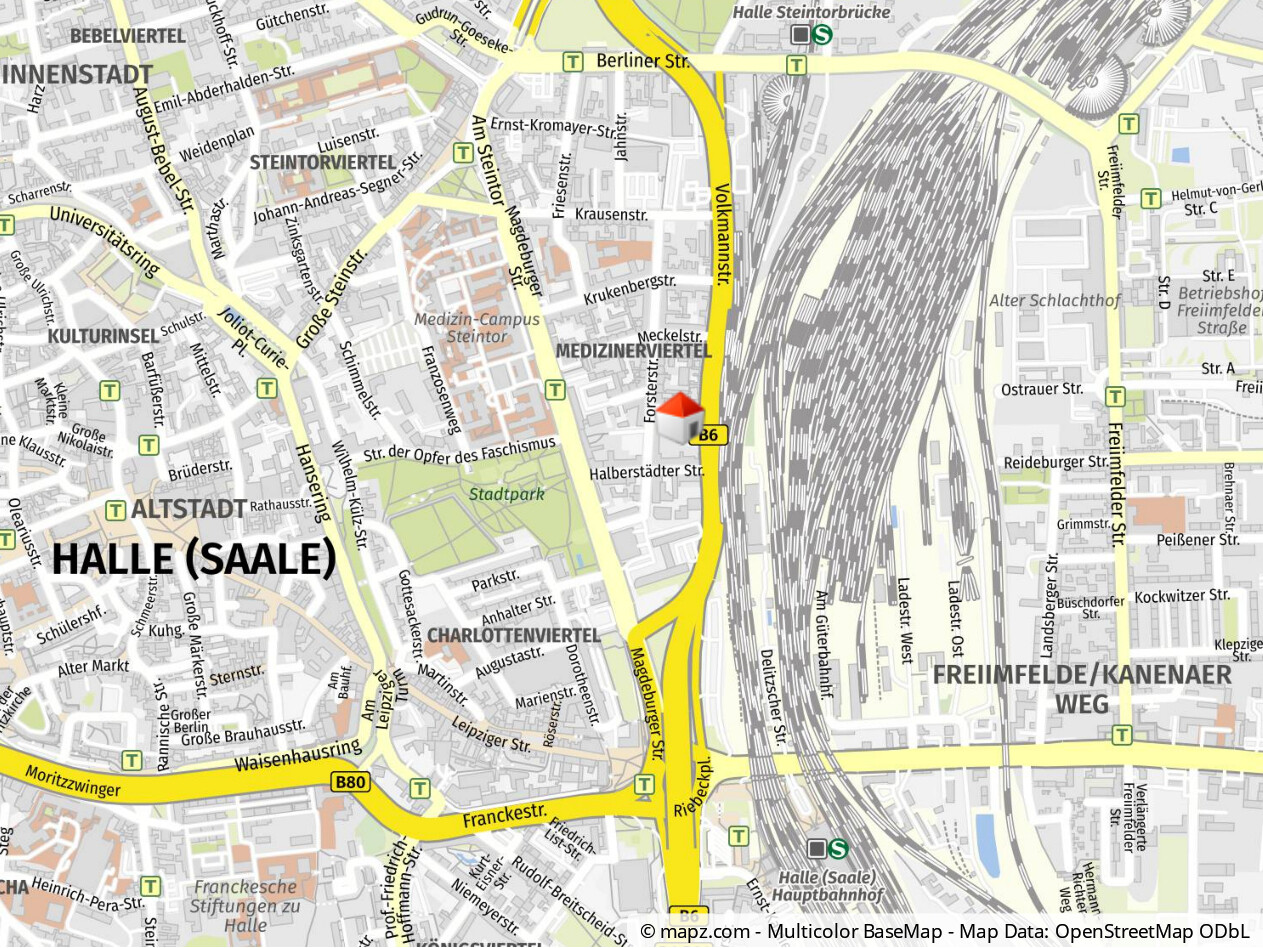 Geolyzer Kartenausschnitt