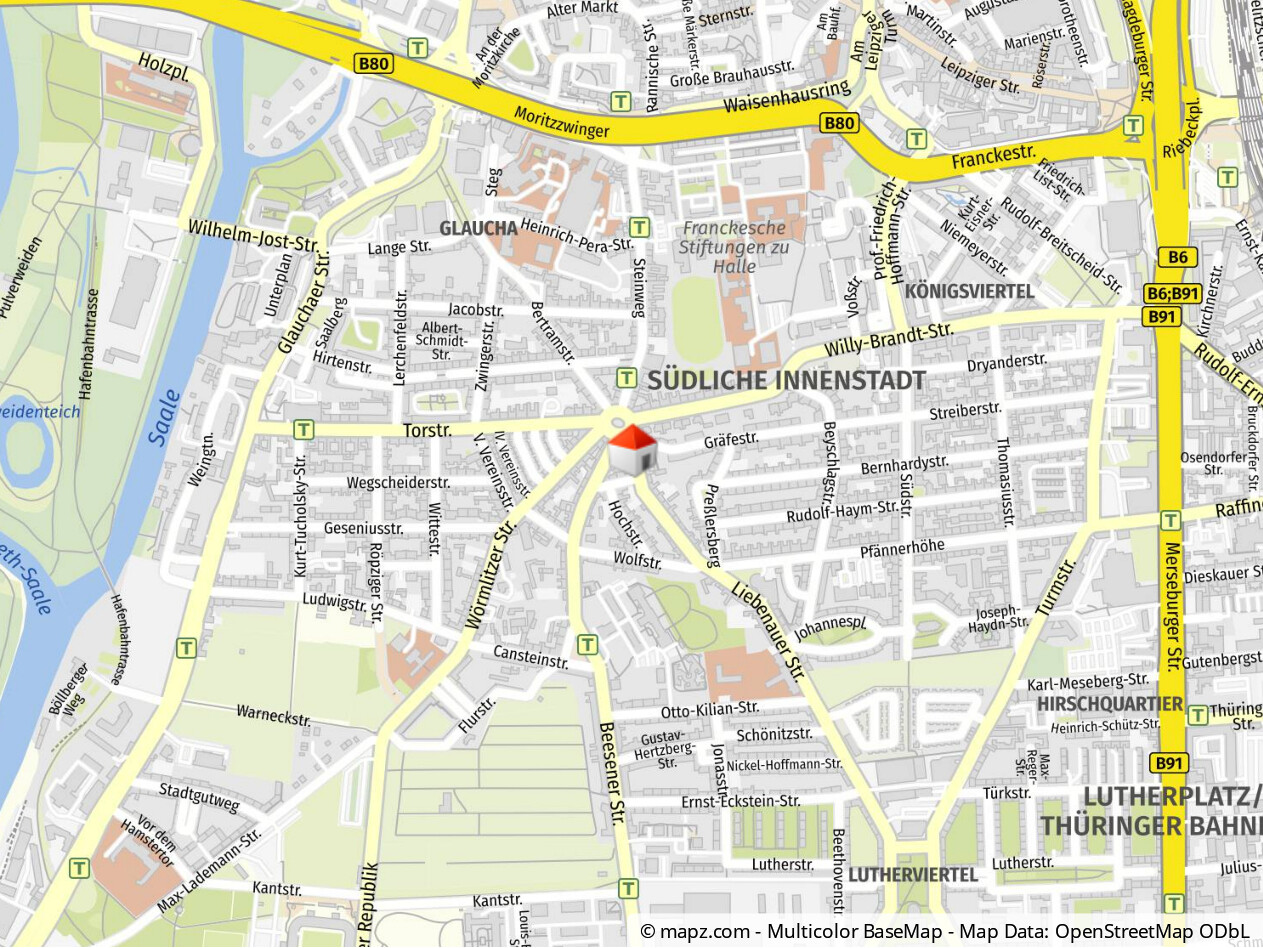 Geolyzer Kartenausschnitt