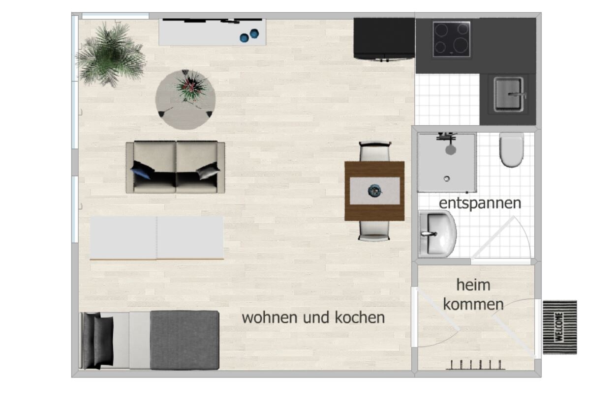 Grundrissskizze