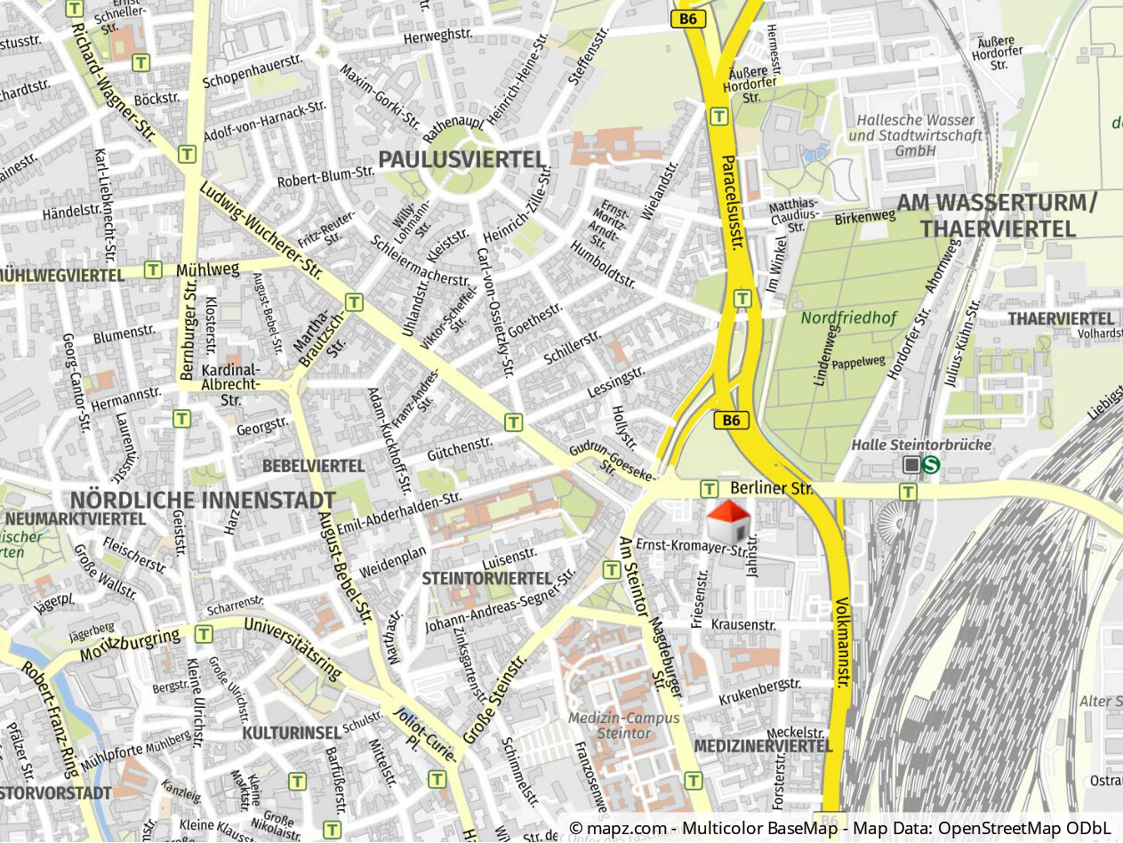 Geolyzer Kartenausschnitt