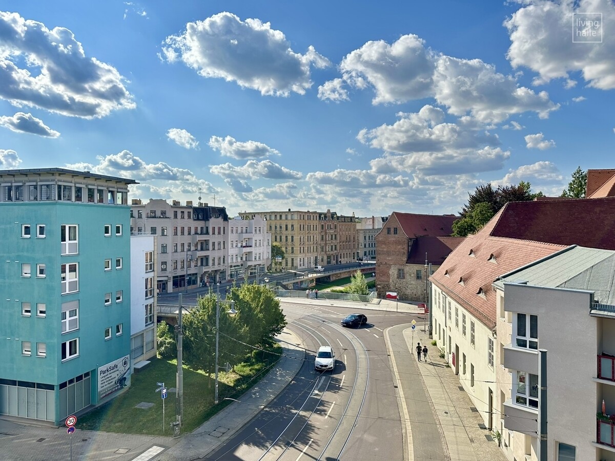 ausblick vom balkon