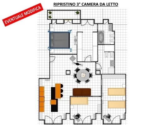PLANIM 05 - RIPRISTINO 3° CAMERA DA LETTO