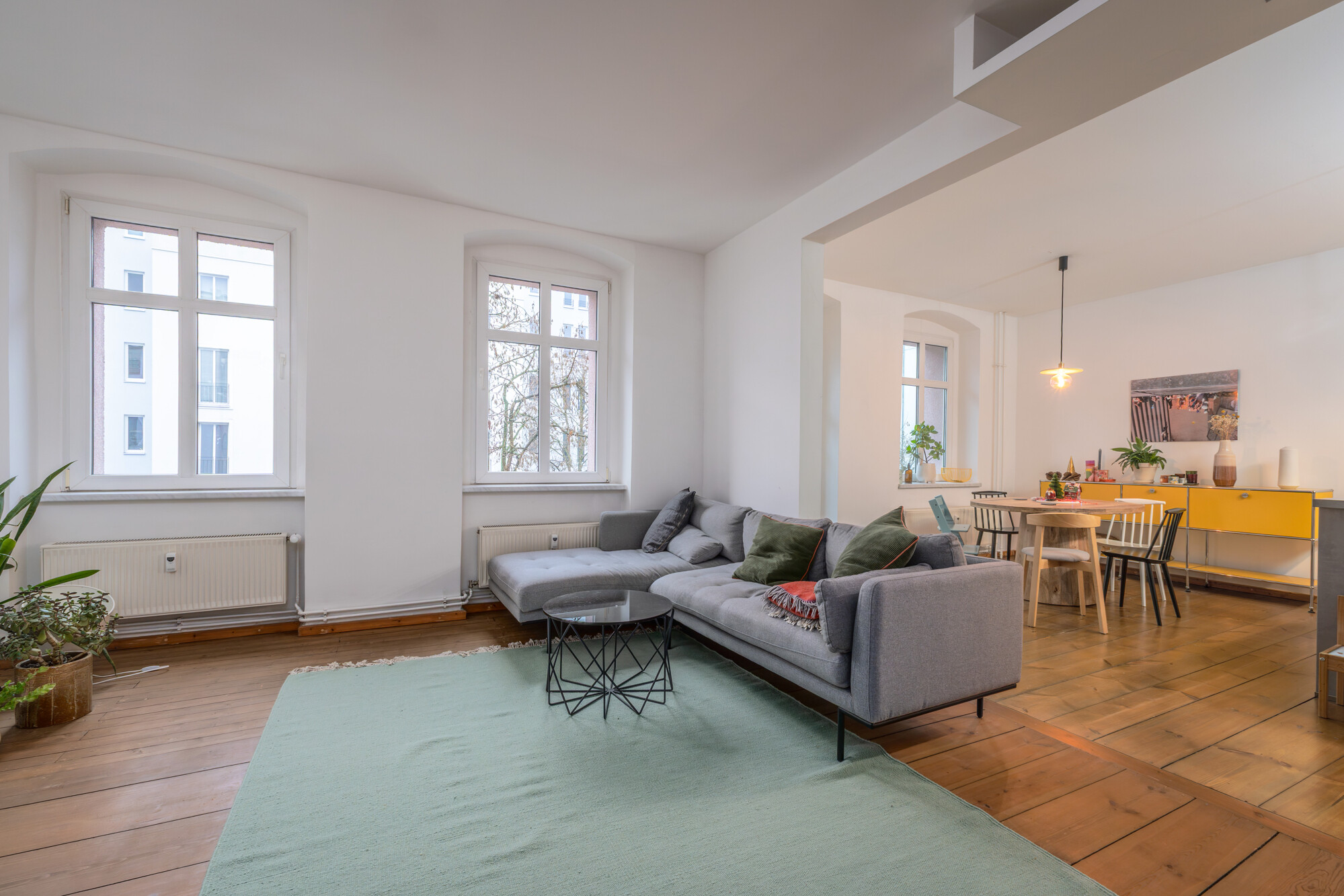 Blick in den Wohnbereich