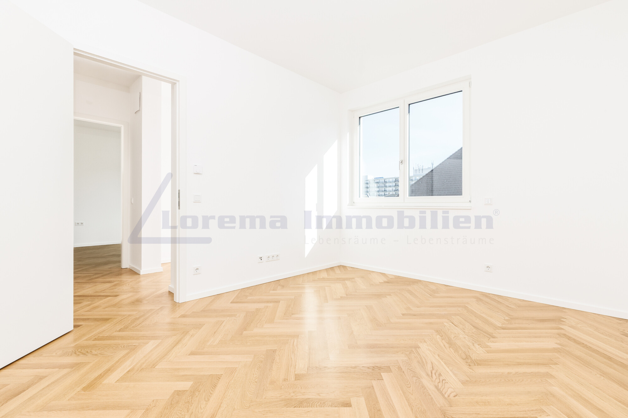 Schlafzimmer 2 mit Zugang über Ankleide
