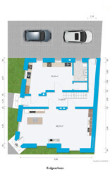 Wohn- und Geschäftshaus in Saarlouis-Lisdorf - Plan EG