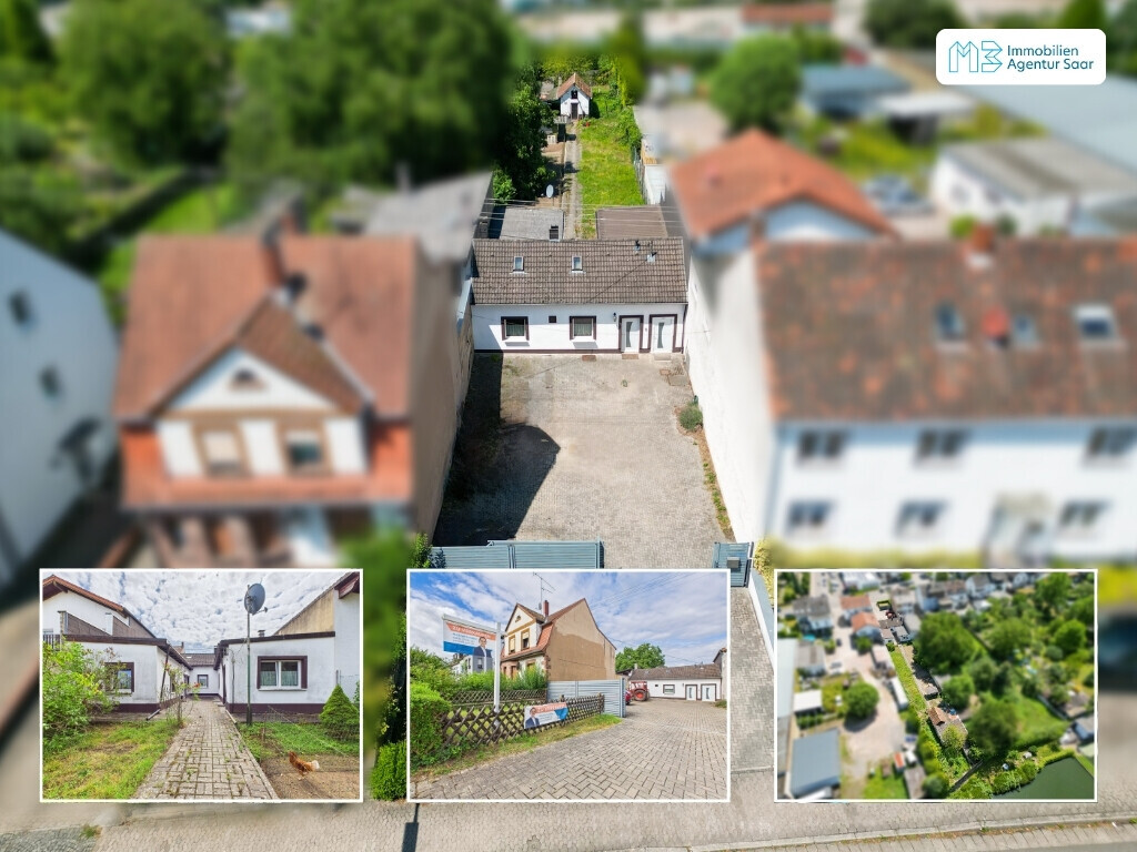 Baugrundstück mit Bungalow in Saarbrücken 