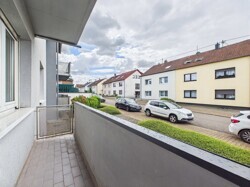 Hochparterrewohnung mit Balkon in Dillingen-Pachten