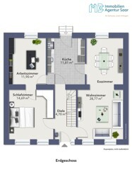 Zentrales Einfamilienhaus in Völklingen-Fürstenhausen