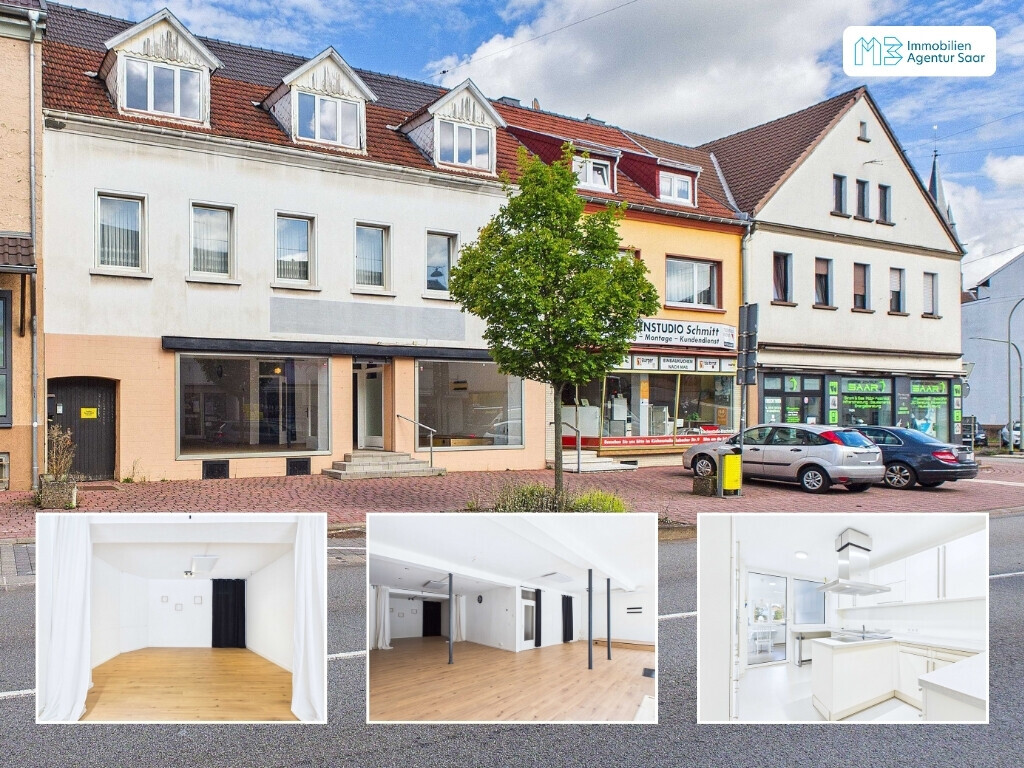 Zentrales Wohn/Geschäftshaus in Saarwellingen 