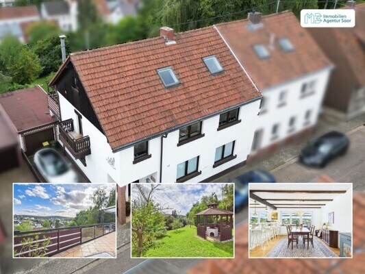 Zweifamilienhaus mit Weitblick in Saarbrücken - Dudweiler