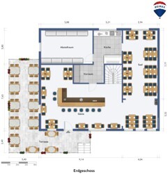 Ihre Chance - Wohn-/Geschäftshaus in Rehlingen-Siersburg - Grundriss EG