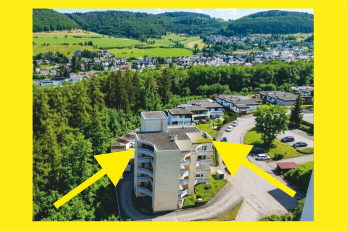 On the top - 4,5 Zimmer Etagenwohnung mit Balkon und Terrasse