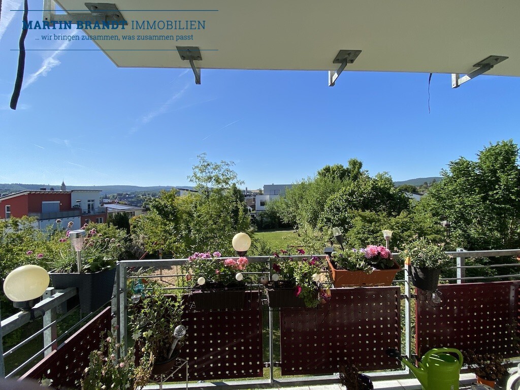 Aussicht vom Balkon
