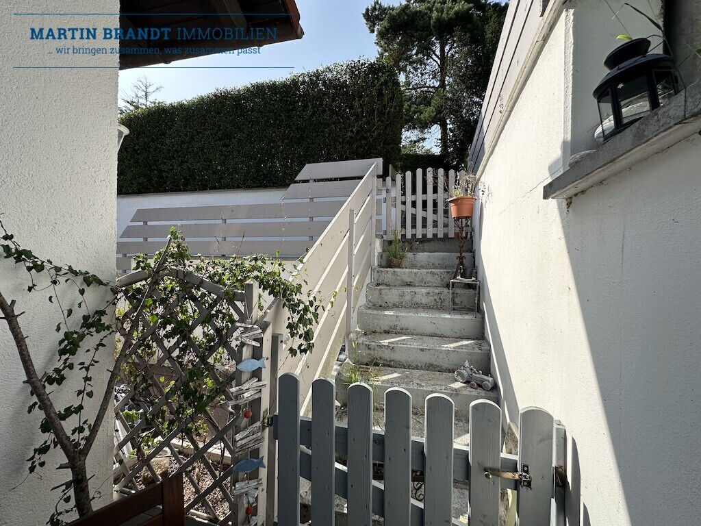 Treppe zum Garten