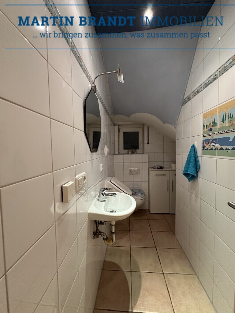Gäste-WC im Erdgeschoss