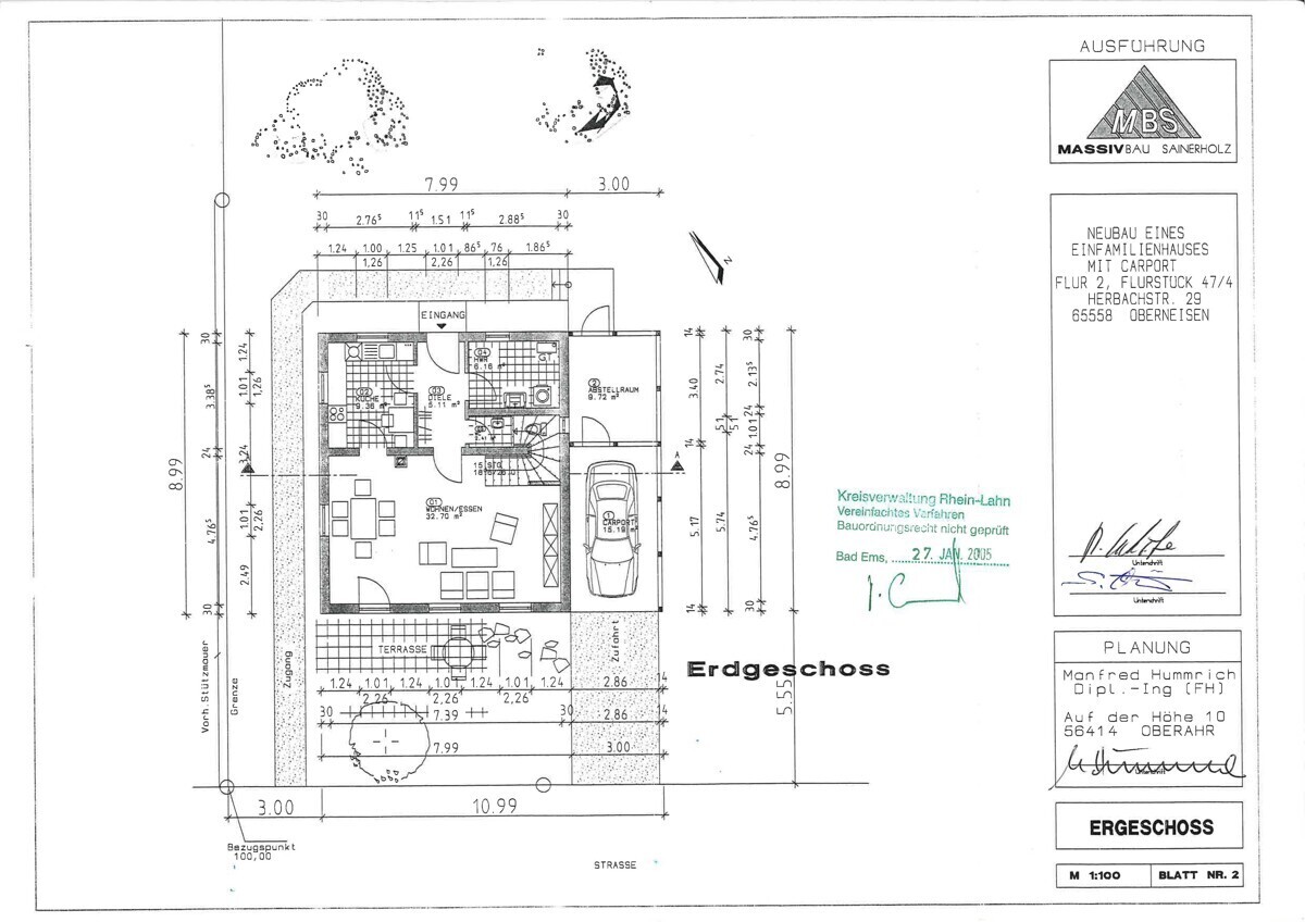 Grundriss Erdgeschoss
